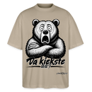 Da kiekste, wa?-Oversized Unisex Bio T-Shirt - Steingrau