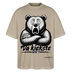 Da kiekste, wa?-Oversized Unisex Bio T-Shirt - Steingrau