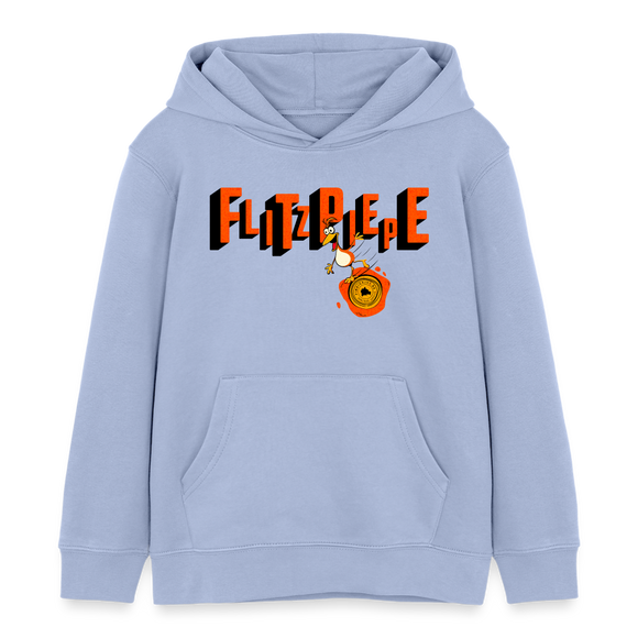 FLITZPIEPE - Kinder Bio-Hoodie - Sky