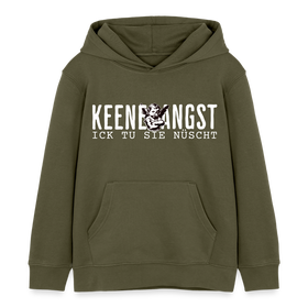 KEENE ANGST ICK TU SIE NÜSCHT -  Bio-Hoodie Mini - Khaki