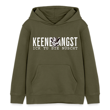KEENE ANGST ICK TU SIE NÜSCHT -  Bio-Hoodie Mini - Khaki