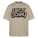Ostalgie-Oversized Unisex Bio T-Shirt-URST SCHAU - Steingrau