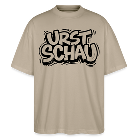 Ostalgie-Oversized Unisex Bio T-Shirt-URST SCHAU - Steingrau