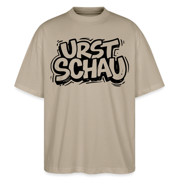 Ostalgie-Oversized Unisex Bio T-Shirt-URST SCHAU - Steingrau