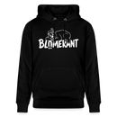 Berliner Spruch-BLÜMERANT-Unisex Bio-Hoodie - Schwarz