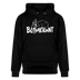 Berliner Spruch-BLÜMERANT-Unisex Bio-Hoodie - Schwarz