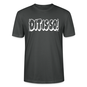 Berlin Shirt - DIT IS SO! - Bio Unisex T-Shirt mit Berliner Schnauze - Anthrazit