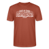 Berliner Spruch-FISIMATENTEN-Unisex Bio T-Shirt - Terrakotta