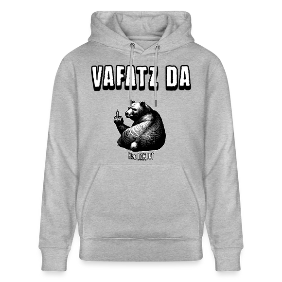 VAFATZ DA-Unisex Bio-Hoodie - Grau meliert