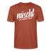 Berlin Shirt-NÜSCHT DARF ICK-Unisex T-Shirt mit Berliner Schnauze - Terrakotta