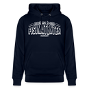 Berliner Spruch-FISIMATENTEN-Unisex Bio-Hoodie II - Navy