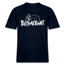 BLÜMERANT-RELAXED FIT Unisex Organic T-Shirt mit echt Berliner Schnauze - Navy