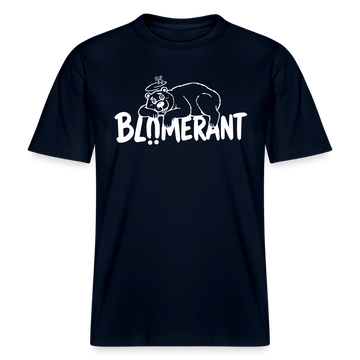 BLÜMERANT-RELAXED FIT Unisex Organic T-Shirt mit echt Berliner Schnauze - Navy