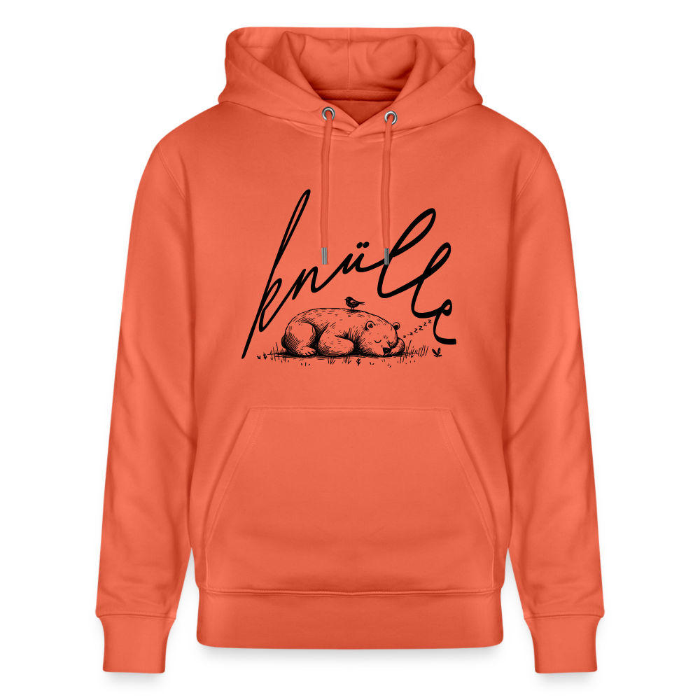 KNÜLLE - Unisex Bio-Hoodie - Hellrot