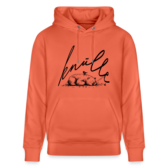 KNÜLLE - Unisex Bio-Hoodie - Hellrot