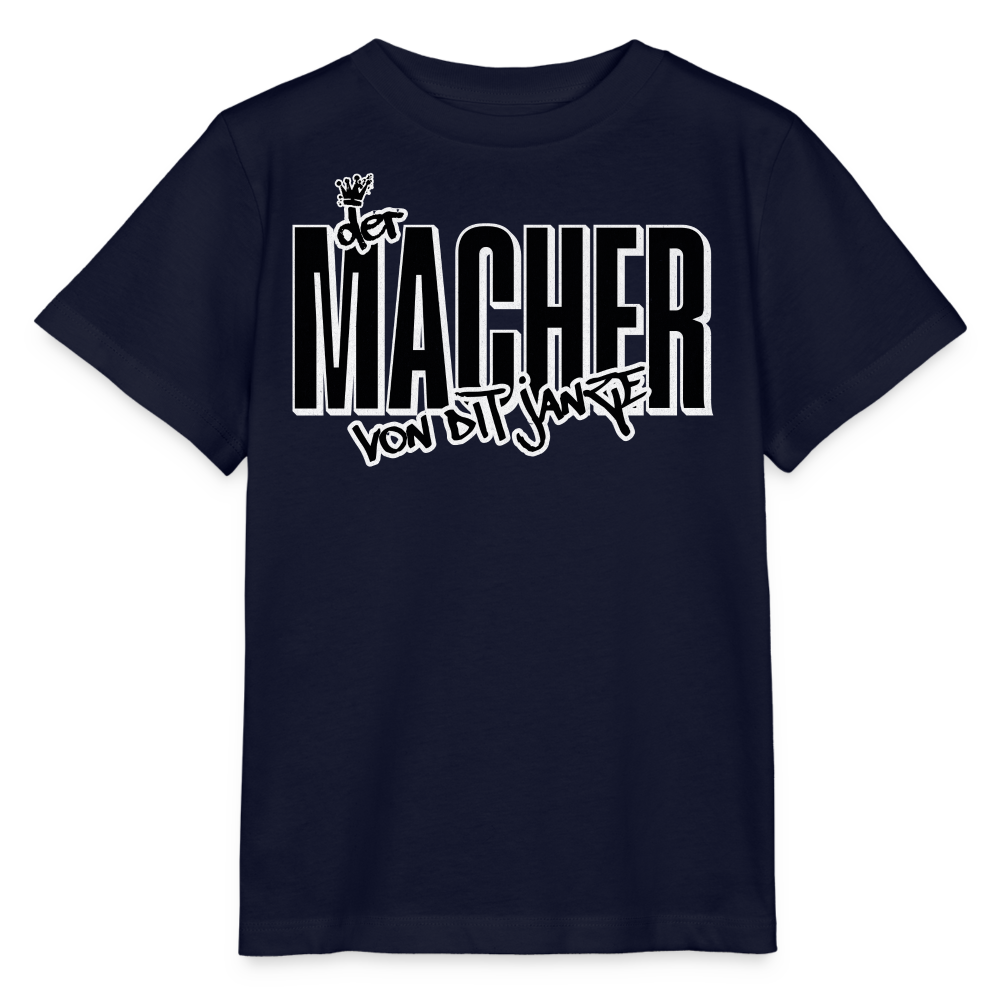 DER MACHER VON DIT JANZE - Kinder T-Shirt BIO - Navy