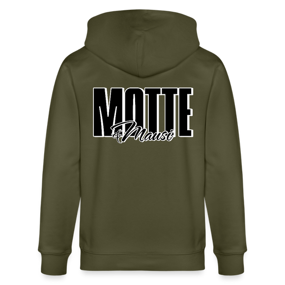 MOTTE UND MAUSI-Unisex Bio-Kapuzenjacke - Khaki