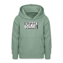 WIE LATSCH UND BOMMEL - Teenager Hoodie - Graugrün