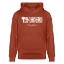 Berliner Begrüssung-TACHCHEN IHR FLITZPIEPEN- Bio-Hoodie - Terrakotta