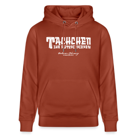 Berliner Begrüssung-TACHCHEN IHR FLITZPIEPEN- Bio-Hoodie - Terrakotta