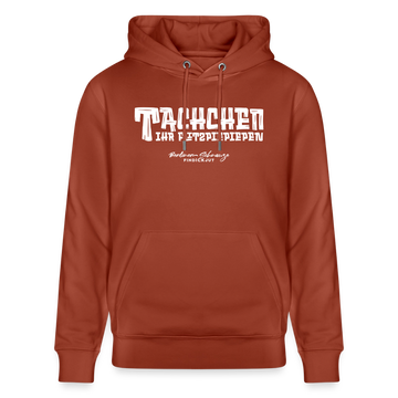 Berliner Begrüssung-TACHCHEN IHR FLITZPIEPEN- Bio-Hoodie - Terrakotta