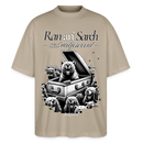 Ran an Sarch-Oversized Unisex Bio T-Shirt I - Steingrau