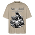 Ran an Sarch-Oversized Unisex Bio T-Shirt I - Steingrau