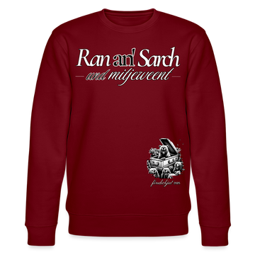 Ran an Sarch-Unisex Bio-Sweatshirt IV - Burgunderrot