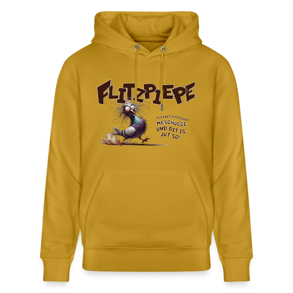 BERLINER FLITZPIEPE - Unisex Bio-Hoodie - Ocker