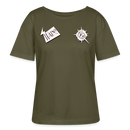 WATN? NÜSCHT!-Rundhals Frauen Bio-T-Shirt - Khaki