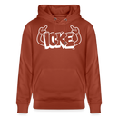 ICKE-Unisex Bio-Hoodie mit Berliner Schnauze - Terrakotta