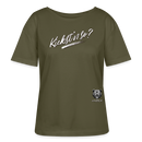 KIEKSTN SO? Rundhals Frauen Bio-T-Shirt - Khaki