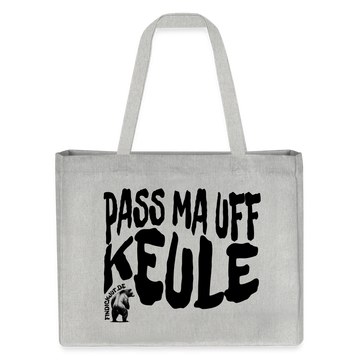 PASS MA UFF KEULE - Einkaufstasche - Grau meliert