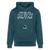 Berliner Spruch-Einfach AUS DAFFKE-Unisex Bio-Hoodie - Dunkles Petrol