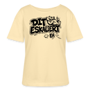 DIT ESKALIERT EH-Rundhals Frauen Bio-T-Shirt mit Berliner Schnauze - Creme
