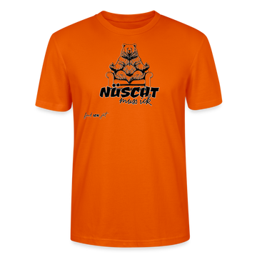 NÜSCHT MUSS ICK- Unisex T-Shirt BIO - Tieforange