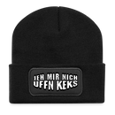 Berliner Spruch-JEH MIR NICH UFFN KEKS-Beanie - Schwarz