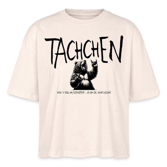 TACHCHEN BERLINER - Frauen Boxy Bio-T-Shirt - Naturweiß