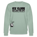 ICK GLOOB, MIR LAUST DER AFFE-Unisex Bio-Sweatshirt - Helles Graugrün