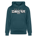 SCHNURZPIEPE-Unisex Bio-Hoodie - Dunkles Petrol