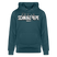 SCHNURZPIEPE-Unisex Bio-Hoodie - Dunkles Petrol