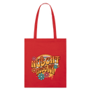 BERLINER RETRO-NÜSCHT MUSS ICK-Bio-Stoffbeutel - Rot