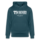 Berliner Begrüssung-TACHCHEN IHR FLITZPIEPEN- Bio-Hoodie - Dunkles Petrol