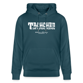 Berliner Begrüssung-TACHCHEN IHR FLITZPIEPEN- Bio-Hoodie - Dunkles Petrol