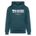 Berliner Begrüssung-TACHCHEN IHR FLITZPIEPEN- Bio-Hoodie - Dunkles Petrol
