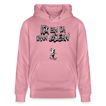 ICK BIN DA-Unisex Bio-Hoodie - Lila Traum