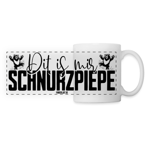 SCHNURZPIEPE - Panoramatasse - Weiß