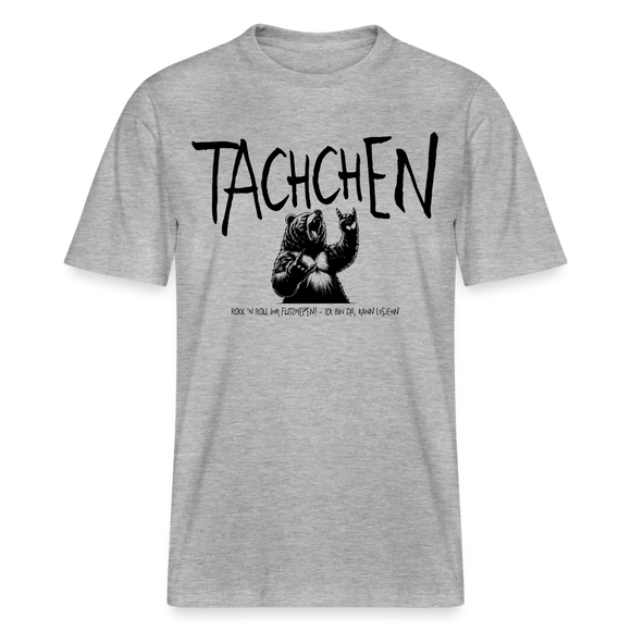 TACHCHEN BERLINER - Relaxed Fit Unisex Bio-T-Shirt - Grau meliert