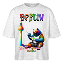 CSD BERLIN- Frauen Boxy Bio-T-Shirt - Weiß meliert