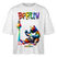 CSD BERLIN- Frauen Boxy Bio-T-Shirt - Weiß meliert